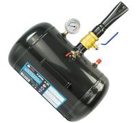 STIX Booster Réservoir de Gonflage Pneus IN-19L 19 Litres avec Manomètre et Soupape pour Voiture et Camion