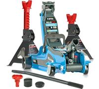 STIX Cric hydraulique avec chandelles Cric 2,5 t + Support 3 T, Stable et sûr, pour Atelier et Garage