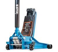 STIX Cric Hydraulique PLN-01 3T Hauteur de Levage Plate 75 à 505 mm Double Pompe Idéal pour Garages Atelier et Réparations