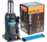 STIX Cric hydraulique pour bouteilles BL-10, capacité 10 000kg, hauteur : 200 - 405mm