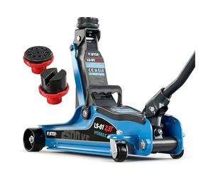 STIX Cric hydraulique Voiture 2 5T LS-01 Hauteur 85 365 mm avec tampons Caoutchouc et Adaptateur SUV