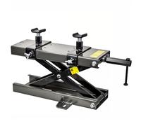 STIX Cric Moto SM-03 Hauteur Réglable 9-50 cm Charge 500 kg avec Bras de Manivelle Amovible