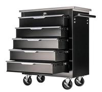 STIX GarageGo P5 Servante d'Atelier 5 Tiroirs INOX Verrouillable