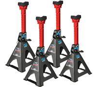 STIX JS-6T Lot de 4 chandelles en caoutchouc, charge maximale 6 tonnes, hauteur réglable de 360 mm à 585 mm
