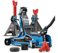 STIX Kit Cric Hydraulique 2,5T avec 2 Chandelles 3T pour Voiture Garage