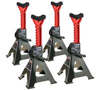 Stix Lot de 4 Chandelles de Levage 3T JS-3T Hauteur réglable 275 à 415 mm avec Pads de Protection