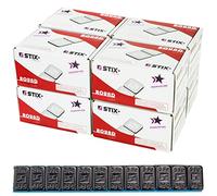 Stix Lot de 9600 masses d'équilibrage rondes et fines - 5 g - 800 bandes de 60 g - Noir - Galvanisé par pulvérisation - 3,5 mm - Pour jantes en aluminium - 48 kg