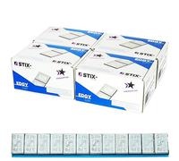 Stix Masselottes Adhésives Zinc 60g pour Jantes Alu - 400 pcs Edgy Slim | Format 12x5g, finition profilée Edgy Slim, poids total 60g par bande, haute adhérence sur jantes aluminium.