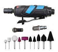 STIX Meuleuse Pneumatique Droite 1/4 25000 tr/min avec Accessoires