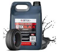 Stix Peinture pour pneus Couleur Noire 5L Concentré 1:2 Protection du Caoutchouc Entretien des Pneus