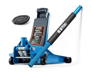 STIX PLN-01 cric hydraulique Roulant 3 t 75-505 mm Voiture SUV | Le levier de 105 cm facilite le levage précis et permet de contrôler progressivement la descente.