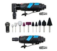 STIX Set de ponceuses pneumatiques STT-R11 corps composite antidérapant avec accessoires atelier mécanique