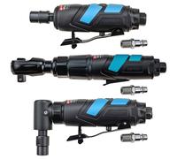 STIX Set d'Outils Pneumatiques Mini Meuleuse, Meuleuse Angulaire et Clé à Cliquet, 6,3 bar