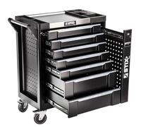 STIX UltimatePro B7 Servante d'atelier 7 tiroirs, Compartiment Cargo, INOX