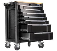 STIX UltimatePro C7 Servante d'Atelier 7 Tiroirs Plateau Bois