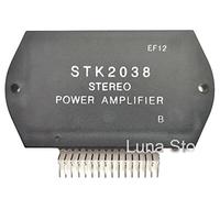 STK2038 STK 2038 Circuit intégré hybride Module amplificateur audio stéréo 50 + 50 W 16 broches