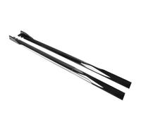 STLYBAZ Jupes latérales de Voiture pour BMW X5 5seats F15 2013-2025, Anti-Rayures Automobile latérales becquet d'aile de Jupe latérale Accessoire,A-Black-White