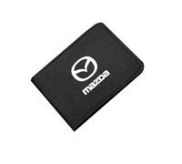 STLYBAZ Porte-Carte Grise pour Mazda MX-5 2016-2025, Étui permis de Conduire Résistants Accessoires Automobiles,A-Black