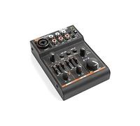 Vonyx STM-2300 Table de mixage 2 canaux - Entrée RCA Ligne Sortie principale RCA et sortie casque, Egaliseur 3 bandes sur les canaux, Egaliseur 2 bandes mic, Idéal pour DJ mobile