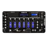 SkyTec Table de mixage STM-3007 – 6 canaux, Bluetooth, USB/SD/MP3