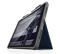 STM Goods Étui Folio pour iPad Air 11" Dux Plus – Renforcé avec emplacement pour Pencil – Bleu