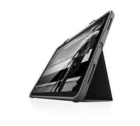 STM Bags Rugged Case Plus Étui pour Apple iPad Pro 12,9" (2020 et 2018) Noir/Transparent [Apple Pencil Halterung I Militär Standard I Wasserabweisend I Standfunktion I Wake/Sleep]