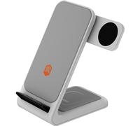 STM ChargeTree Swing - Chargeur sans fil 3-en-1 pour iPhone, AirPods et Apple Watch (blanc)
