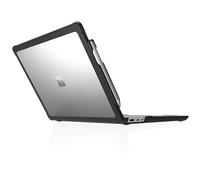 STM Dux Étui pour Ordinateur Portable Microsoft Surface 6 13,5" - Protection Robuste - Dos Transparent - Porte-Stylo Surface - Élégant et léger - Pieds en Caoutchouc antidérapants - Installation à