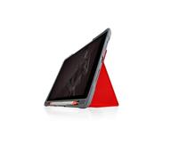 STM dux Plus Duo - Etui à rabat pour tablette - polycarbonate, polyuréthanne thermoplastique (TPU) - rouge - pour Apple 10.2-inch iPad (7ème