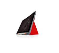 STM dux Plus Duo - Etui à rabat pour tablette - polycarbonate, polyuréthanne thermoplastique (TPU) - rouge - pour Apple 10.2-inch iPad (7ème