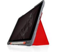 STM dux Plus Duo - Étui à rabat pour tablette - polycarbonate, polyuréthanne thermoplastique (TPU) - rouge - pour Apple 10.2-inch iPad (7ème génération) Rouge G