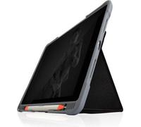 STM Dux Plus Duo - Étui blindé pour iPad 10.2" (2021-2019) MIL-STD-810G avec support Apple Pencil (Noir), version EDU/COM