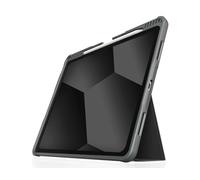 STM Dux Plus - Étui robuste pour iPad Air 13" M2 2024 | Protection Miltary contre les chutes avec support de rangement pour stylet Apple, antidérapant, adapté aux enfants, dos transparent transparent,