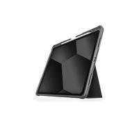 STM dux plus - Étui à rabat pour tablette - polycarbonate, polyuréthane (PU), polyuréthane thermoplastique caoutchouté - noir - pour Apple 13-inch iPad Air (M2, M3) Noir G