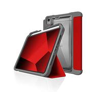 STM Dux Plus MIL-STD-810G Coque blindée pour iPad Mini 6 (2021) avec Fonction de Chargement Apple Pencil Rouge