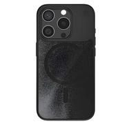 Coque pour iPhone 15 Pro MagSafe Effet Sable Anti-rayures Noir