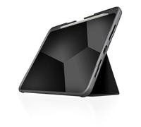 STM Goods Dux Plus Étui de Protection Compatible avec Apple iPad Pro 13" (2024 - M4) - Noir/Transparent (Support Apple Pencil Pro, résistant à l'eau, Fonction Support, réveil/Veille)