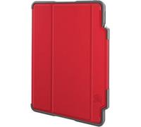 stm goods, housse pour iPad Pro 11 pouces 2018 Folio Stand modèle Dux Plus avec porte-stylo, rouge