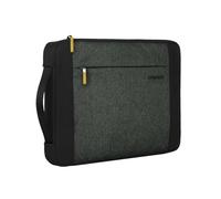 STM Kin Housse pour ordinateur portable - Fine et légère, intérieur doublé en polaire, absorption des chocs en EVA de 4 mm, poche de rangement zippée, poignée rétractable, design élégant et protecteur