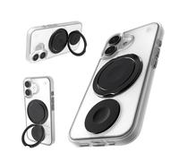 STM Roll Spin MagSafe® Coque pour iPhone 16, conçue pour Calmer Votre Esprit, Disque Rotatif Anti-Chocs, TPU Absorbant Les Chocs pour Une Meilleure Protection Contre Les Chutes, béquille à 360°,