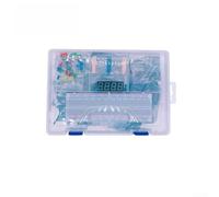 STM32F103C8T6 Kit de carte de développement avec écran OLED, unité d'alimentation USB, sortie 5 V 3,3 V pour les amateurs d'électronique (B)