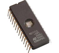 STMicroelectronics M27C512-DIP28W CI Mémoire CDIP-28 EPROM 512 KO 64 K x 8
