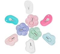 STNRST-IN Mini cutter portable en forme de fleur nuage mignon avec trou de porte-clés, ouvre-lettres rétractable, ouvre-lettres pour ouvrir des lettres, couper du papier, bricolage, artisanat, école