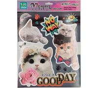 STNUX Autocollants en vinyle Animaux CatsNoWay STN8608 98608
