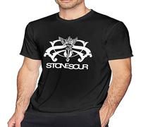 STO-Ne So-Ur Mens Tee Funny Short Sleeve T-Shirt Black XL