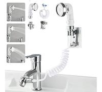 STOAT®douchette adaptable sur robinet，Facile à laver les cheveux et à nettoyer les assiettes，douchette coiffeur，douchette evier，rallonge robinet lavabo