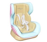 STOAT Siège Auto pour Poupées Compatible Pop Mart/Labubu - Clip Ventilation & Support Bureau avec Base Magnétique, pour Peluches 10-17cm, Déco Voiture & Accessoire Collection (Abricot)