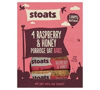 Stoats Lot de 4 barres de porridge à la framboise et au miel 50 g