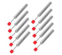 STOBAZA 10 Pièces Amortisseur de poubelle tampon de poubelle amortisseur de système de clôture douc accessoire de fermeture douce Plastique rouge