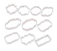STOBAZA 10 pièces Biscuits Inox pour Pâtisserie Moules Cookie Festifs Noël Outils Découpe Sûrs et Faciles à Nettoyer pour Biscuits Pancakes et Pâte à Modeler